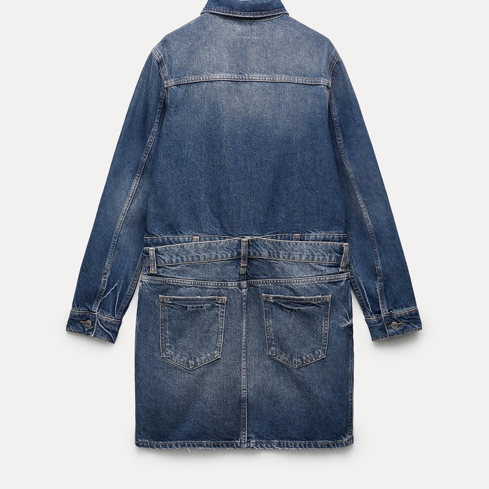NET Zara Denim Mini Dress - Picture 5 of 11